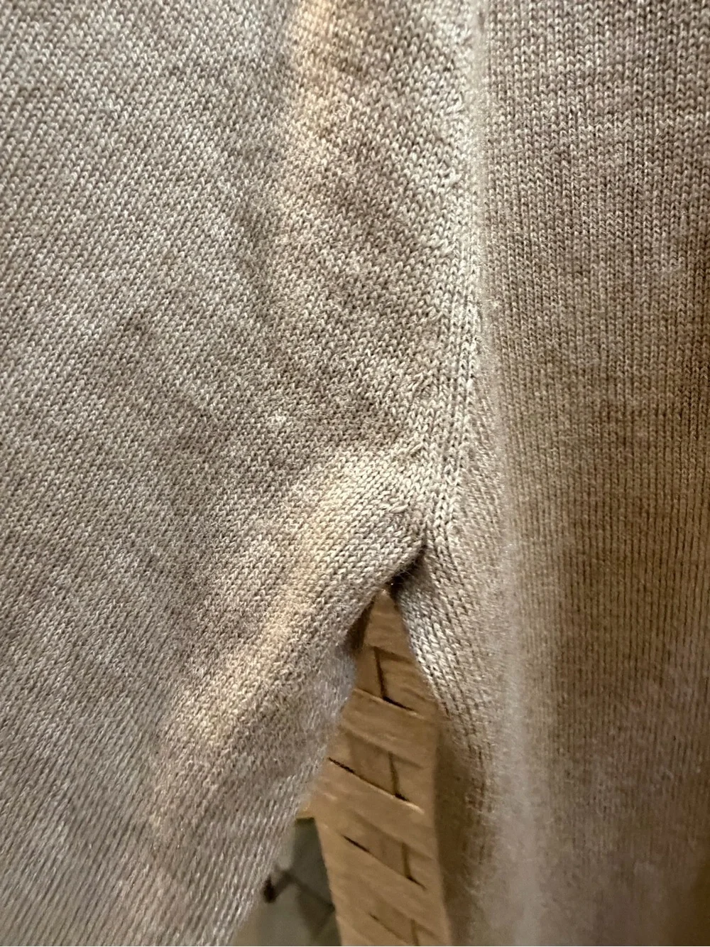 J. Crew Men’s Tan Half-Zip Sweater Merino Wool Blend Size M NWOT